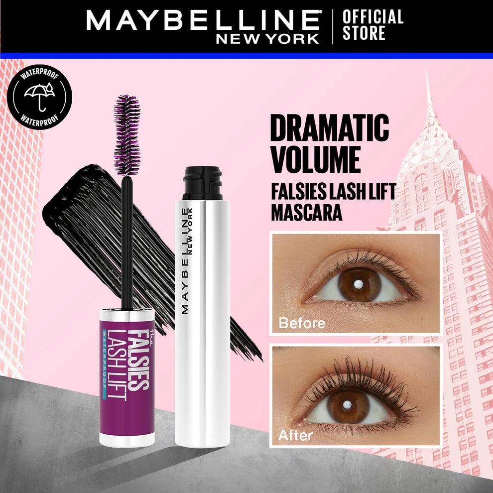 Maybelline New York The Falsies Lash Lift Waterproof Mascara - Lifted, fuller lashes.