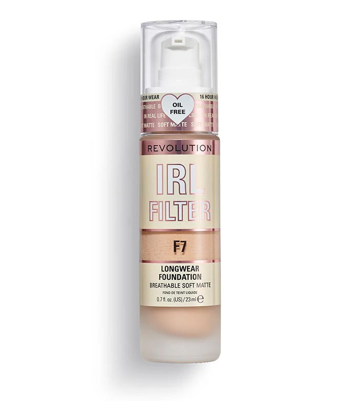 Makeup Revolution IRL Filter Longwear Foundation F8